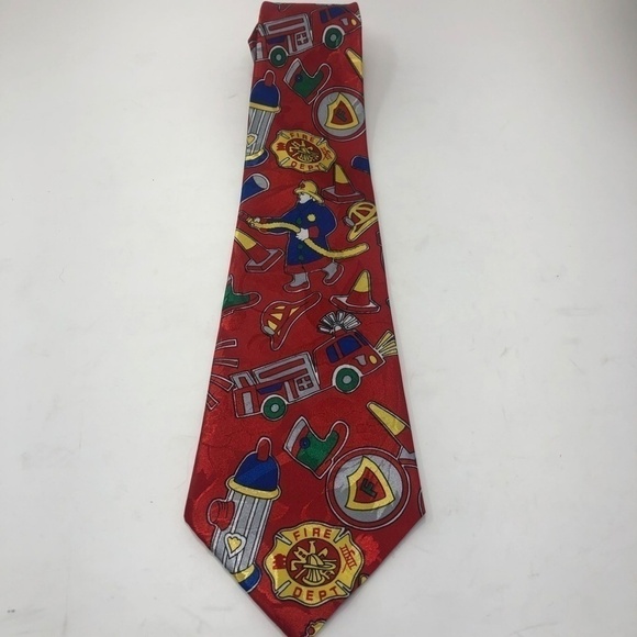 RENAISSANCE | Firefighter Love Polyester Tie - Picture 2 of 5